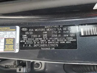 2020 Kia Forte LXS with VIN 3KPF24AD0LE239279, listed as a Copart auction lot 45991895 with 68,296 mi miles and Salvage Title. Bid and sale history available at carsss.com. Image 13.