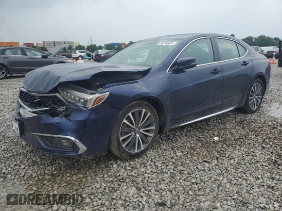 2018 Acura TLX Advance with VIN 19UUB3F79JA006426, listed as a Copart auction lot 63210485 with 64,145 mi miles and Salvage title. Bid and sale history available at DreamBid. Image 1.