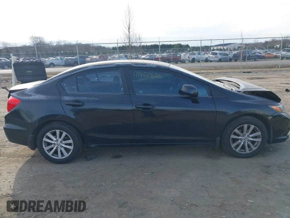 2012 Honda Civic EX with VIN 2HGFB2F81CH519248, listed as a IAAI auction lot 41452826 with 180,853 mi miles and . Bid and sale history available at DreamBid. Image 13.