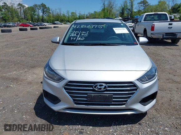 2022 Hyundai Accent SE with VIN 3KPC24A60NE179575, listed as a IAAI auction lot 42212795 with 20,761 mi miles and . Bid and sale history available at DreamBid. Image 12.