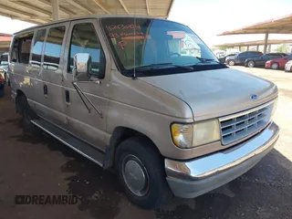 1993 Ford Econoline Cargo with VIN 1FMEE11H7PHB96236, listed as a IAAI auction lot 42430434 with 191,996 mi miles and . Bid and sale history available at DreamBid. Image 1.