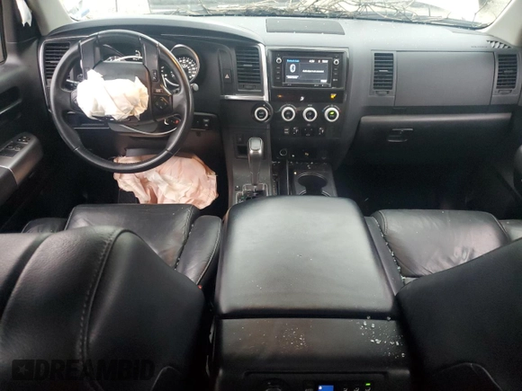 2018 Toyota Sequoia SR5 with VIN 5TDZY5G14JS071471, listed as a Copart auction lot 44165055 with 121,063 mi miles and Salvage Title. Bid and sale history available at carsss.com. Image 8.