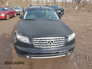 2006 Infiniti FX35 with VIN JNRAS08W76X205841, listed as a IAAI auction lot 41475252 with 205,165 mi miles. Bid and sale history available at carsss.com. Image 6.