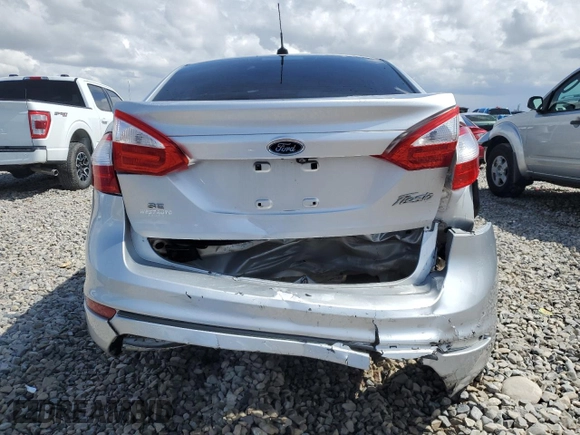 2018 Ford Fiesta SE with VIN 3FADP4BJ4JM117417, listed as a Copart auction lot 51916215 with 124,415 mi miles and Salvage Title. Bid and sale history available at carsss.com. Image 6.