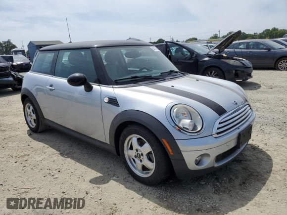 2010 MINI Hardtop with VIN WMWMF3C51ATZ22878, listed as a Copart auction lot 53173855 with 80,740 mi miles and Clean Title. Bid and sale history available at DreamBid. Image 4.