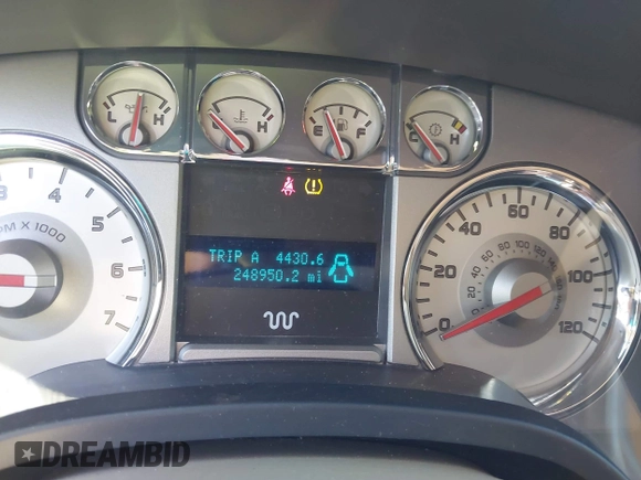 2009 Ford F-150 XL with VIN 1FTPW14V49KB37551, listed as a IAAI auction lot 42613336 with 248,950 mi miles and . Bid and sale history available at DreamBid. Image 7.