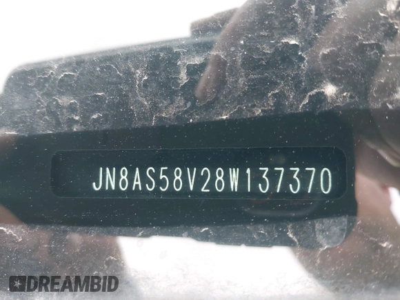 2008 Nissan Rogue SL with VIN JN8AS58V28W137370, listed as a IAAI auction lot 41949802 with 169,580 mi miles and . Bid and sale history available at DreamBid. Image 17.