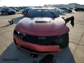 2020 Chevrolet Camaro 1SS with VIN 1G1FF1R7XL0128161, listed as a Copart auction lot 43722585 with 73,407 mi miles and Salvage Title. Bid and sale history available at carsss.com. Image 5.