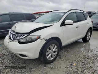2014 Nissan Murano SV with VIN JN8AZ1MW9EW515036, listed as a Copart auction lot 50730195 with 136,455 mi miles and Salvage Title. Bid and sale history available at carsss.com. Image 1.