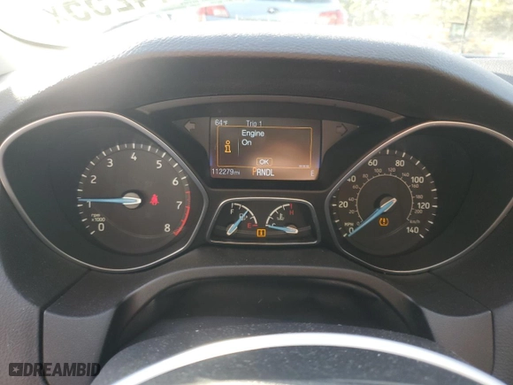 2016 Ford Focus SE with VIN 1FADP3F22GL385115, listed as a Copart auction lot 89114255 with 112,279 mi miles and Salvage Title. Bid and sale history available at carsss.com. Image 9.