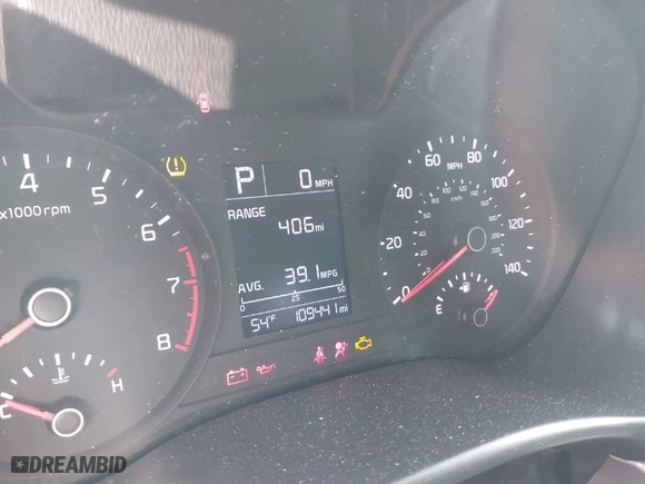 2018 Kia Rio LX with VIN 3KPA24AB8JE060946, listed as a IAAI auction lot 41608495 with 109,441 mi miles. Bid and sale history available at carsss.com. Image 7.