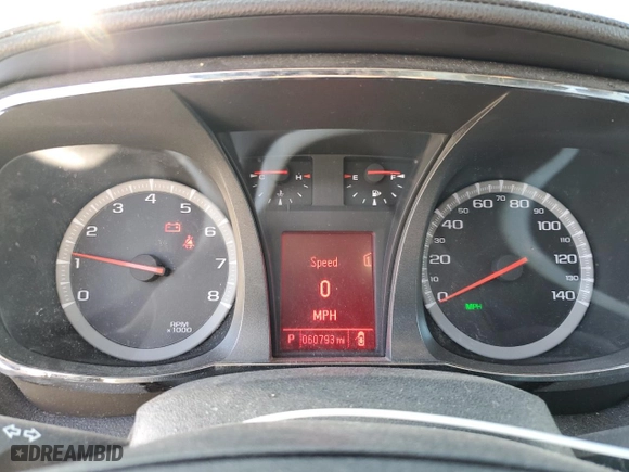 2012 GMC Terrain SLE-2 with VIN 2GKFLTE5XC6162483, listed as a Copart auction lot 48204055 with 60,793 mi miles and Salvage Title. Bid and sale history available at carsss.com. Image 9.