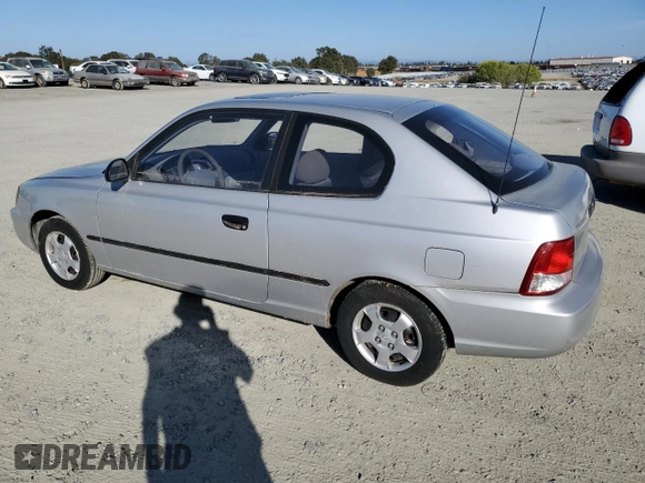 2002 Hyundai Accent с VIN KMHCF35G62U203274, выставлен на аукционе Copart как лот 77047834 с пробегом 90 442 миль миль и Списание • Salvage title. История ставок и продаж доступна на DreamBid. Изображение 2.