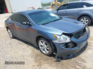 2012 Nissan Maxima S with VIN 1N4AA5AP1CC836340, listed as a IAAI auction lot 42412128 with 145,027 mi miles and . Bid and sale history available at DreamBid. Image 1.