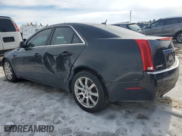 2008 Cadillac CTS AWD w/1SB with VIN 1G6DT57V380176126, listed as a Copart auction lot 46101225 with 144,871 mi miles and Salvage Title. Bid and sale history available at carsss.com. Image 2.