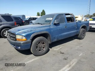 2003 Dodge Dakota Sport with VIN 1D7HL38X33S144315, listed as a Copart auction lot 65842394 with 0 mi miles and Salvage Title. Bid and sale history available at carsss.com. Image 1.