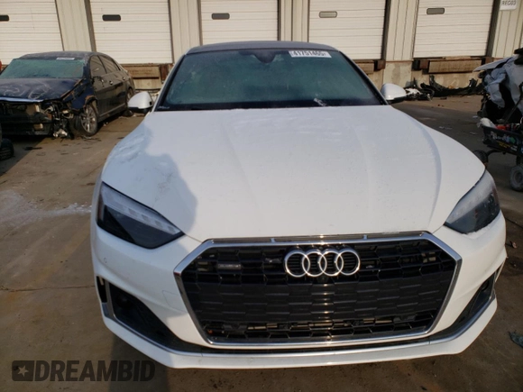 2021 Audi A5 Sportback Premium Plus z VIN WAUCBCF50MA020175, wystawiony jako Copart lot #41751465 z przebiegiem Nie podano mil oraz Szkoda całkowita • Salvage title. Historia ofert i sprzedaży dostępna na DreamBid. Obrazek 5.