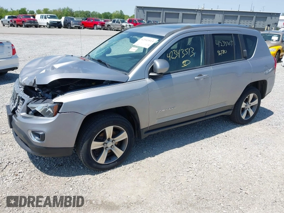 2017 Jeep Compass High Altitude with VIN 1C4NJCEB4HD200107, listed as a IAAI auction lot 42343513 with 96,580 mi miles and . Bid and sale history available at DreamBid. Image 2.