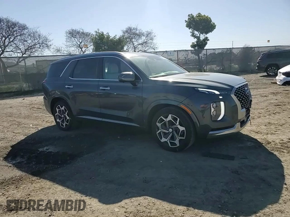 2022 Hyundai Palisade Calligraphy z VIN KM8R74HE8NU458097, wystawiony jako Copart lot #49747825 z przebiegiem 14 973 mil mil oraz Szkoda całkowita • Salvage title. Historia ofert i sprzedaży dostępna na DreamBid. Obrazek 11.