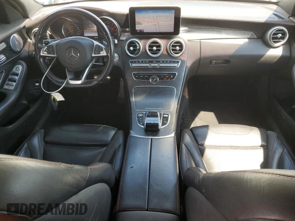 2016 Mercedes-Benz C 450 AMG with VIN 55SWF6EB1GU123208, listed as a Copart auction lot 50345425 with 117,561 mi miles and Salvage Title. Bid and sale history available at carsss.com. Image 8.