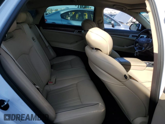 2017 Genesis G80 5.0L Ultimate with VIN KMHGN4JF9HU173414, listed as a Copart auction lot 48376955 with 105,963 mi miles and Salvage Title. Bid and sale history available at carsss.com. Image 10.
