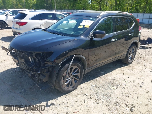 2016 Nissan Rogue SL with VIN 5N1AT2MV5GC785553, listed as a IAAI auction lot 42022397 with 181,026 mi miles and . Bid and sale history available at DreamBid. Image 18.