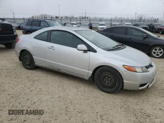 2008 Honda Civic Cpe LX with VIN 2HGFG12668H002566, listed as a Copart auction lot 53576435 with 243,201 mi miles and Clean Title. Bid and sale history available at carsss.com. Image 4.