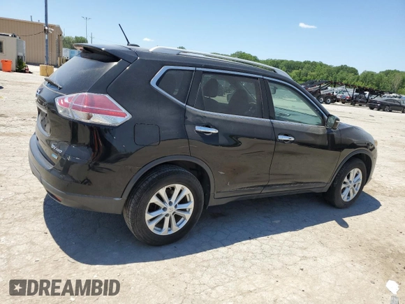 2014 Nissan Rogue SL with VIN 5N1AT2MV9EC753959, listed as a Copart auction lot 57659464 with 0 mi miles and Salvage Title. Bid and sale history available at carsss.com. Image 3.