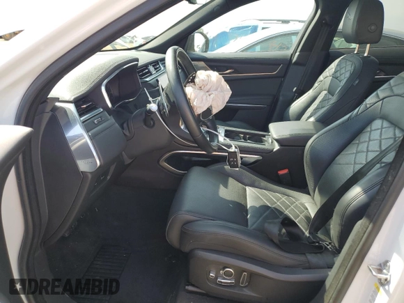 2022 Jaguar F-Pace S with VIN SADCJ2EX3NA699951, listed as a Copart auction lot 50092105 with 35,369 mi miles and Salvage title. Bid and sale history available at DreamBid. Image 7.