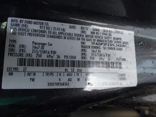 2017 Ford Focus SE with VIN 1FADP3F23HL342081, listed as a IAAI auction lot 41278282 with 88,572 mi miles. Bid and sale history available at carsss.com. Image 9.