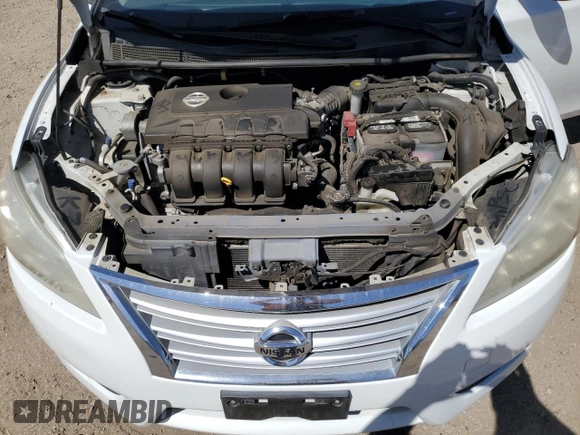 2013 Nissan Sentra S with VIN 3N1AB7AP2DL698786, listed as a Copart auction lot 54260425 with 108,433 mi miles and Salvage Title. Bid and sale history available at DreamBid. Image 11.