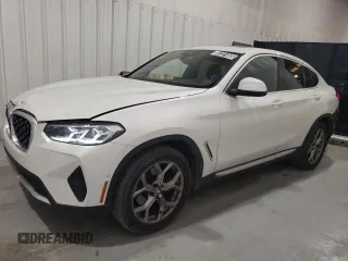 2024 BMW X4 xDrive30i z VIN 5UX33DT09R9X14997, wystawiony jako Copart lot #55331885 z przebiegiem 20 331 mil mil oraz Tytuł czysty. Historia ofert i sprzedaży dostępna na DreamBid. Obrazek 1.