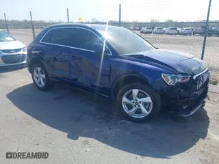 2021 Audi Q3 Premium Plus with VIN WA1BUCF35M1081281, listed as a IAAI auction lot 41748291 with 66,261 mi miles. Bid and sale history available at carsss.com. Image 1.