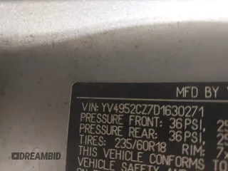 2013 Volvo XC90 Premier Plus with VIN YV4952CZ7D1630271, listed as a IAAI auction lot 42042803 with 174,336 mi miles. Bid and sale history available at carsss.com. Image 9.