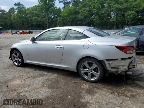 2014 Lexus IS 350 C with VIN JTHFE2C21E2510968, listed as a Copart auction lot 57587795 with 77,086 mi miles and Salvage title. Bid and sale history available at DreamBid. Image 2.
