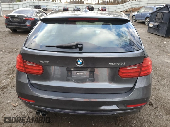2014 BMW 3 Series 328i xDrive with VIN WBA3G7C53EKN36281, listed as a Copart auction lot 80059184 with 106,087 mi miles and Salvage Title. Bid and sale history available at carsss.com. Image 6.