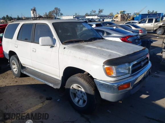 1998 Toyota 4Runner SR5 z VIN JT3GN86R9W0063096, wystawiony jako IAAI lot #41831557 z przebiegiem 168 900 mil mil oraz . Historia ofert i sprzedaży dostępna na DreamBid. Obrazek 1.