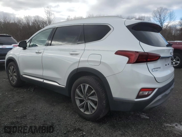 2019 Hyundai Santa Fe SEL z VIN 5NMS3CAD4KH012030, wystawiony jako Copart lot #42599535 z przebiegiem 59 824 mil mil oraz Szkoda całkowita • Salvage title. Historia ofert i sprzedaży dostępna na DreamBid. Obrazek 2.