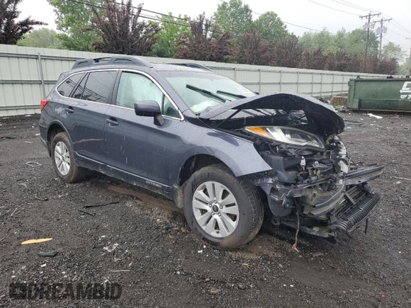 2015 Subaru Outback Premium with VIN 4S4BSACC6F3359838, listed as a Copart auction lot 61039425 with Not provided miles and Salvage title. Bid and sale history available at DreamBid. Image 4.