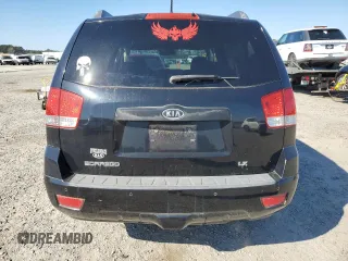 2009 Kia Borrego LX with VIN KNDJH741295020453, listed as a Copart auction lot 43809965 with 188,077 mi miles and Salvage Title. Bid and sale history available at DreamBid. Image 6.