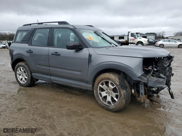 2022 Ford Bronco Sport with VIN 3FMCR9A63NRD04257, listed as a Copart auction lot 45187715 with 48,608 mi miles and Salvage Title. Bid and sale history available at carsss.com. Image 4.