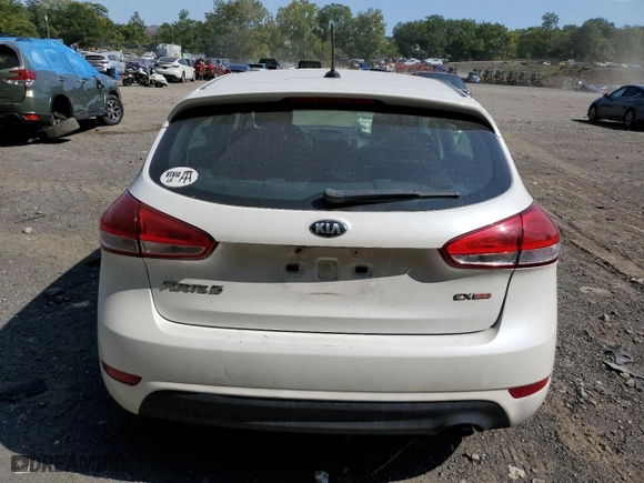 2016 Kia Forte 5-Door EX with VIN KNAFX5A8XG5629444, listed as a Copart auction lot 70955694 with 80,475 mi miles and Salvage Title. Bid and sale history available at carsss.com. Image 6.
