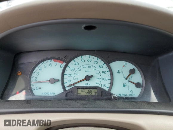 2004 Toyota Corolla CE with VIN 1NXBR32E94Z291049, listed as a Copart auction lot 56949865 with 148,919 mi miles and Clean Title. Bid and sale history available at DreamBid. Image 9.