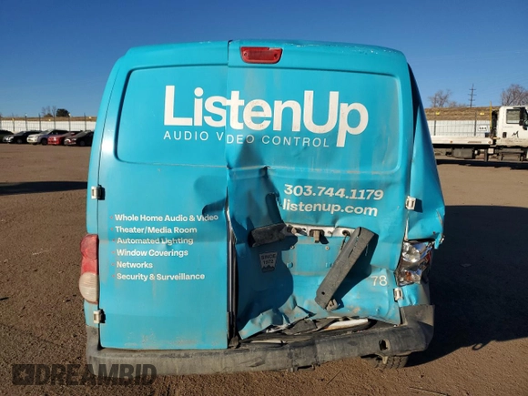 2020 Nissan NV200 SV with VIN 3N6CM0KN1LK695092, listed as a Copart auction lot 88331605 with Not provided miles and Salvage title. Bid and sale history available at DreamBid. Image 6.