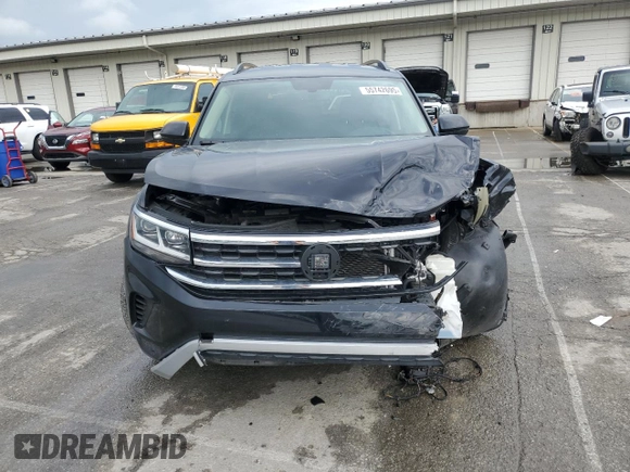 2022 Volkswagen Atlas SE with VIN 1V2HR2CAXNC514385, listed as a Copart auction lot 55742695 with 33,263 mi miles and Salvage title. Bid and sale history available at DreamBid. Image 5.