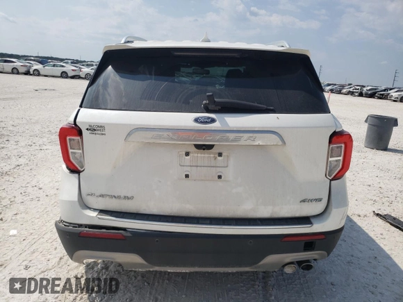 2022 Ford Explorer Platinum with VIN 1FM5K8HC6NGA70335, listed as a Copart auction lot 68748524 with 58,767 mi miles and Salvage Title. Bid and sale history available at carsss.com. Image 6.
