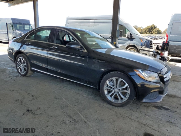 2016 Mercedes-Benz C-Class C 300 with VIN 55SWF4JB4GU099688, listed as a Copart auction lot 50792595 with 71,590 mi miles and Salvage Title. Bid and sale history available at carsss.com. Image 4.