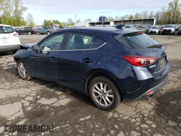2015 Mazda 3 i Touring with VIN 3MZBM1L78FM235597, listed as a Copart auction lot 51717005 with 57,186 mi miles and Salvage title. Bid and sale history available at DreamBid. Image 2.