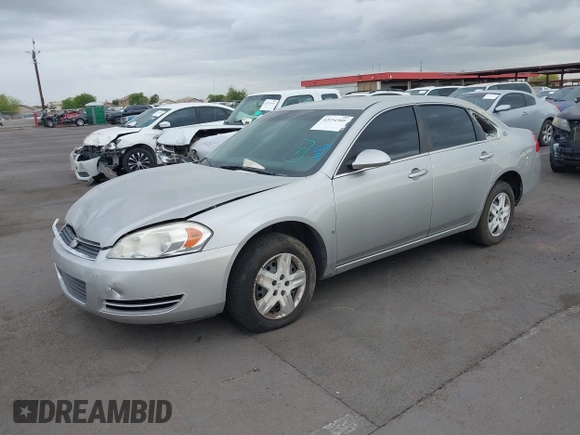 2008 Chevrolet Impala LS with VIN 2G1WB58K181286912, listed as a IAAI auction lot 42194309 with Not Provided miles and . Bid and sale history available at DreamBid. Image 2.