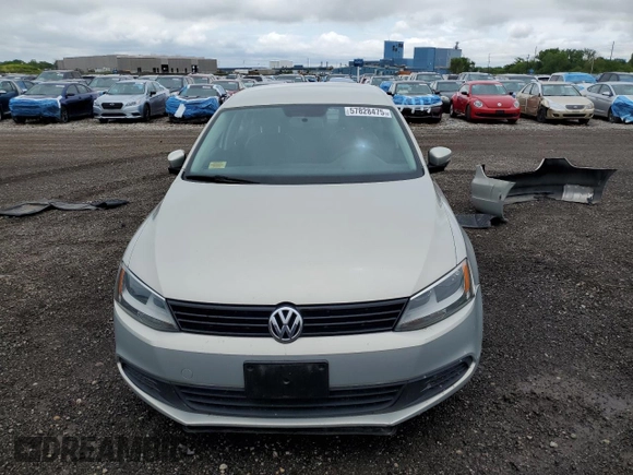 2012 Volkswagen Jetta SE with VIN 3VWDP7AJ8CM302938, listed as a Copart auction lot 57828475 with 127,174 mi miles and Clean title. Bid and sale history available at DreamBid. Image 5.